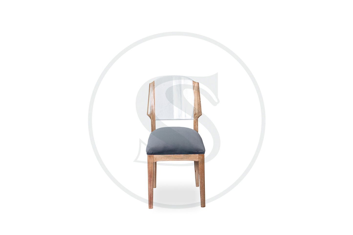 Silla Comedor En Flor Morado Belgica - Saira Muebles