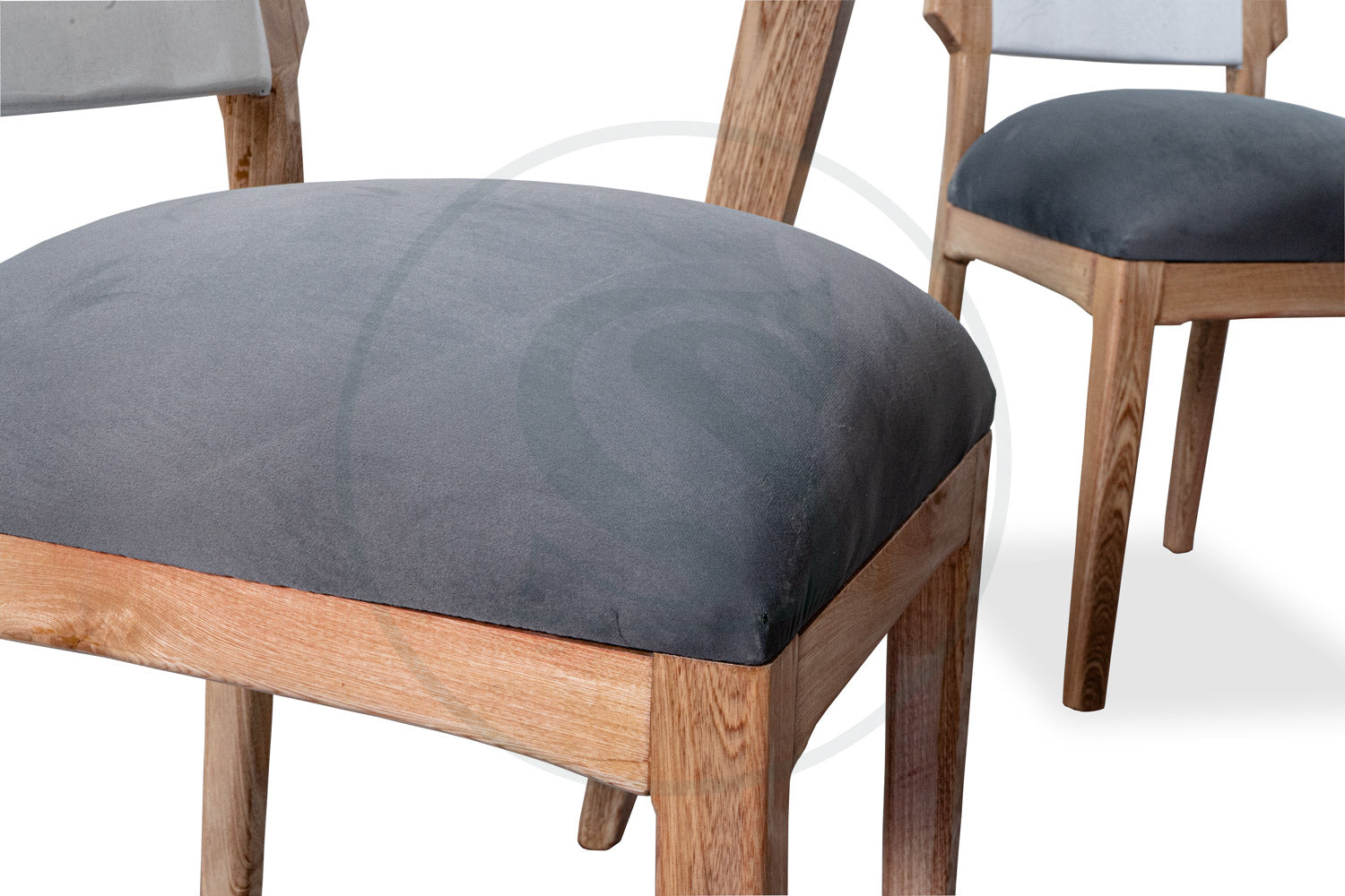 Silla Comedor En Flor Morado Belgica - Saira Muebles