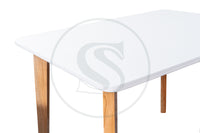 Comedor 4 Ptos 
Base Comedor Thiago + 4 Sillas Portugal - Saira Muebles