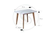 Base Comedor En Mdf / Flor Morado Osaki - Saira Muebles