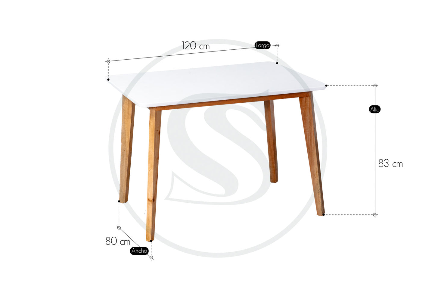 Comedor Base Comedor Thiago - Saira Muebles