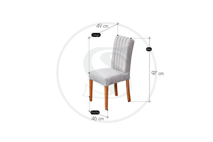 Silla Comedor En Cedro Venecia - Saira Muebles