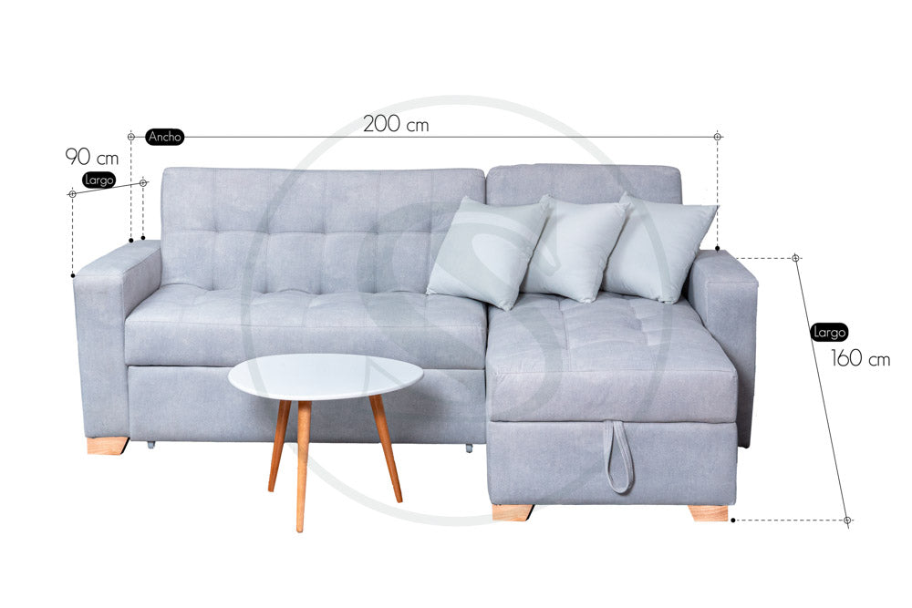 Sala Cama Monaco - Saira Muebles