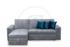 Sala Cama España + Puff  Gris/Verde - foto 5