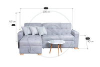 Sala Cama Monaco - Saira Muebles
