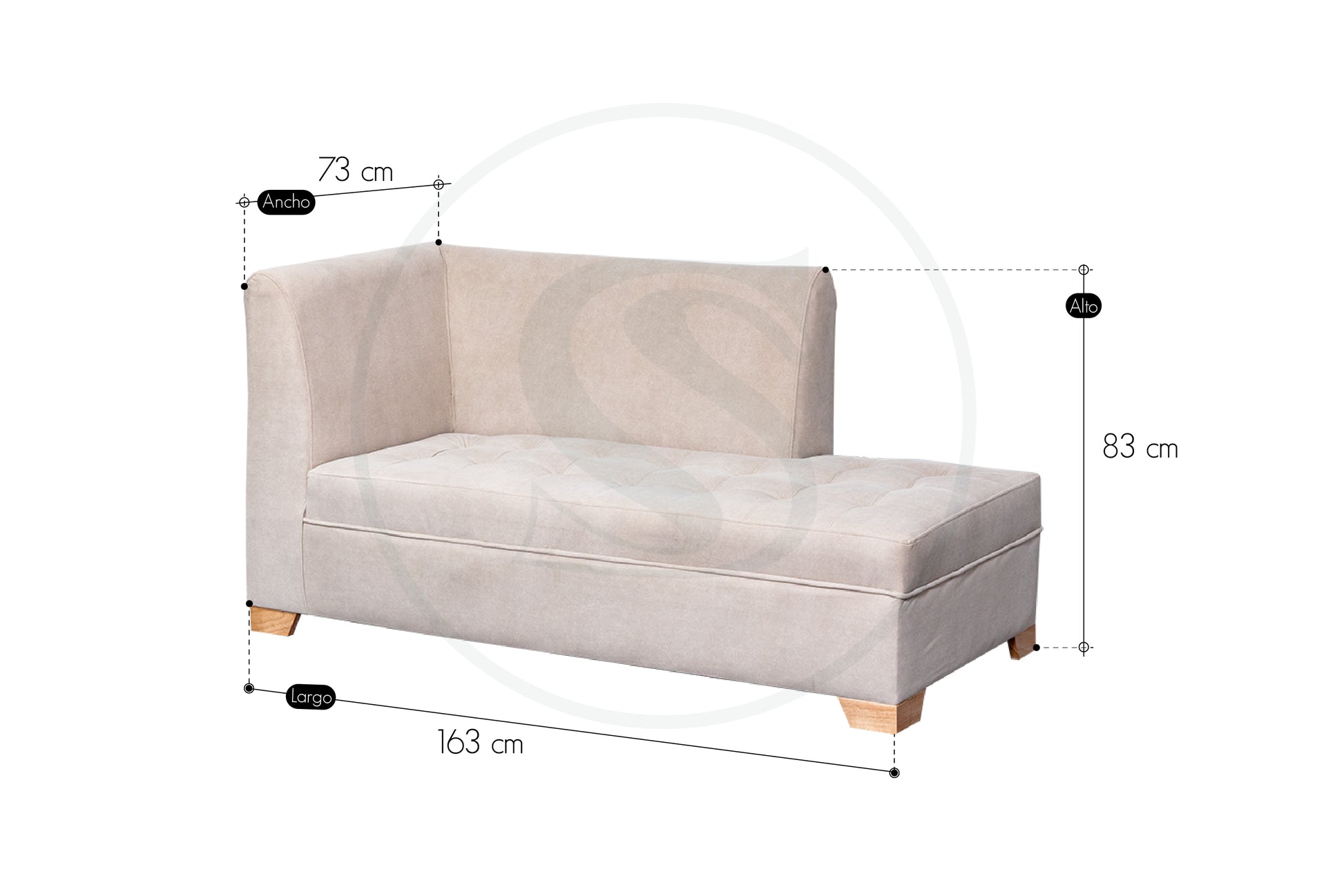 Sala En L Milan - Saira Muebles