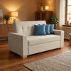 Sofa Cama Monaco Beige / Azul - foto 1