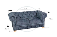 Sala + Poltrona Chester - Saira Muebles