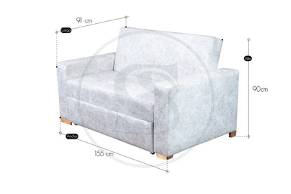 Sofá Cama España  + 3 Cojines Decorativos